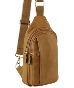 Fashion Strap Sling Bag Backpack JYM-0433 TAN